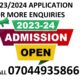 University of Offa, Kwara State 2023/2024 Admission Form Is Out.