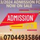 School of Nursing, Iyi-Enu 2023/2024 Admission Form For Midwifery And Nursing Is out Call 0704493586