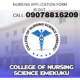COLLEGE OF NURSING SCIENCE EMEKUKU 2023-24 Nursing Form  is out. Call DR.MRS GRACE A. A ON ☎ (090788