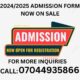 School of Post Basic Nursing A. &E. University of Ilorin 2024-25 Nursing Form  is out. Call DR.MRS A